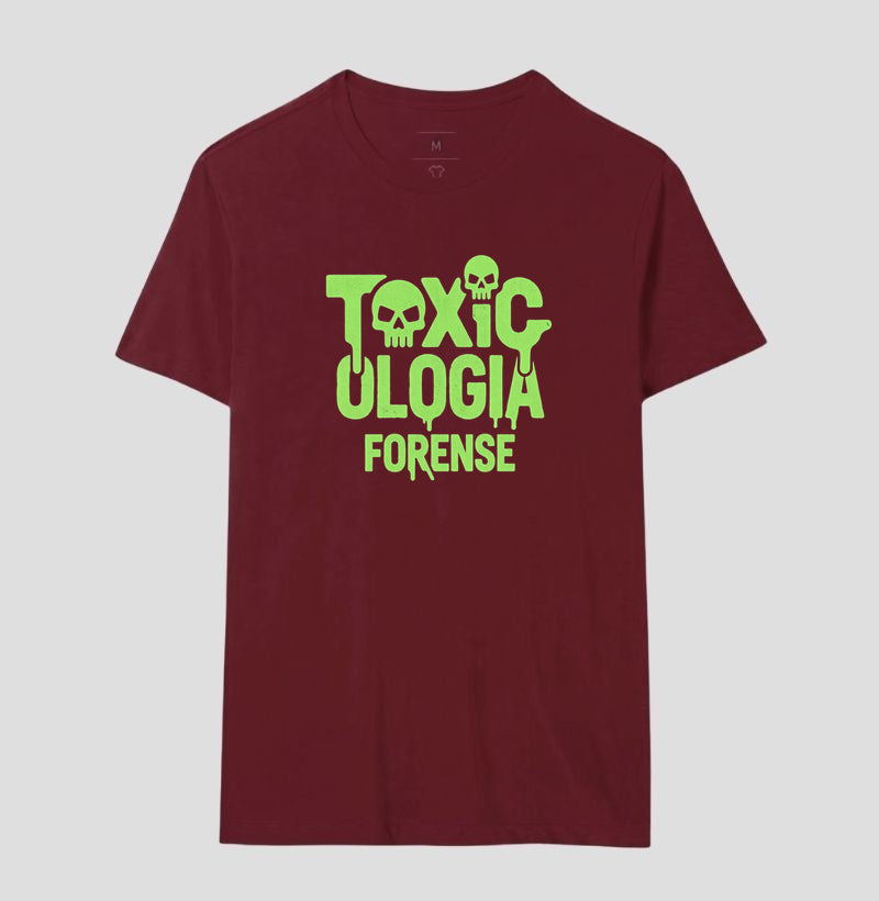 Camiseta Toxicologia Forense | O Veneno Está na Dose (Acid Style)