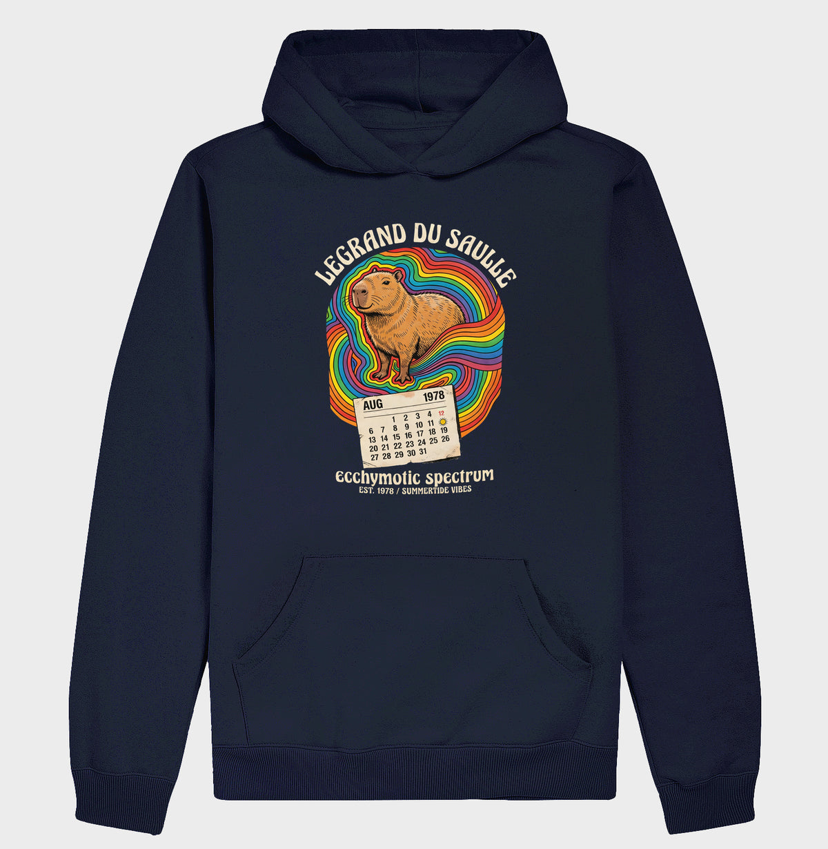 Hoodie Moletom Medicina Legal "Espectro Equimótico" | A Capivara de Legrand du Saulle