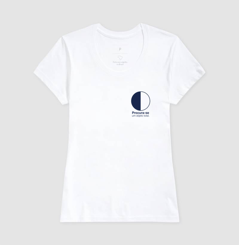 Camiseta Psicanálise Melanie Klein - Procura-se um Objeto Total | Minimalista Geométrica