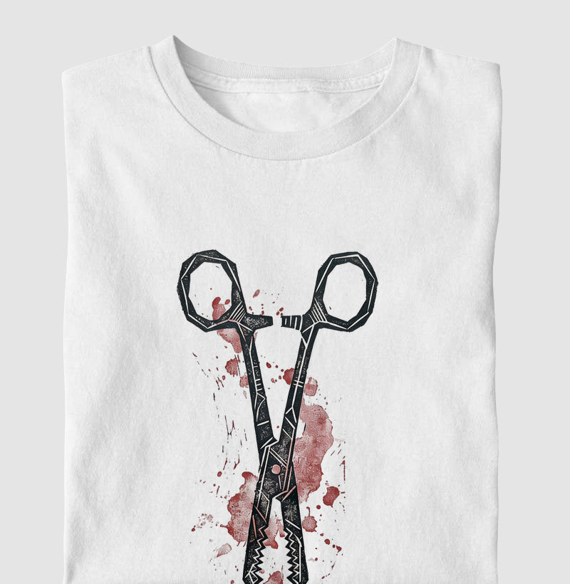 Camiseta Medicina Legal "Pinça de Kocher" | A Ferramenta do IML
