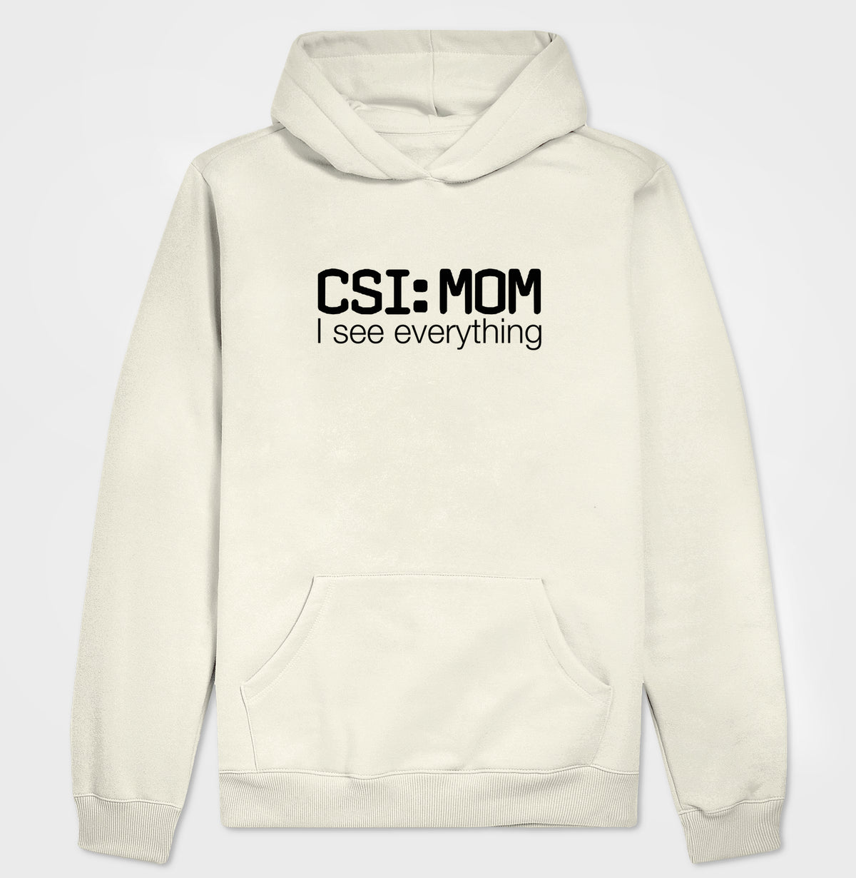 Hoodie Moletom Maternidade Forense - CSI: Mom | Minimalista