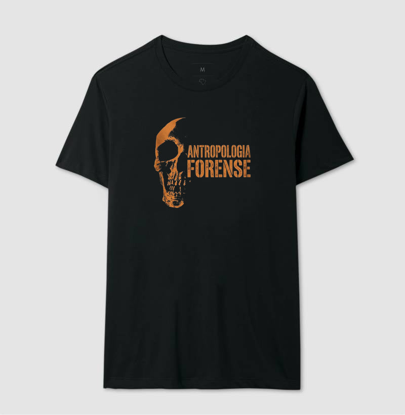 Camiseta Antropologia Forense | Os Ossos Revelam a História (Amber Style)