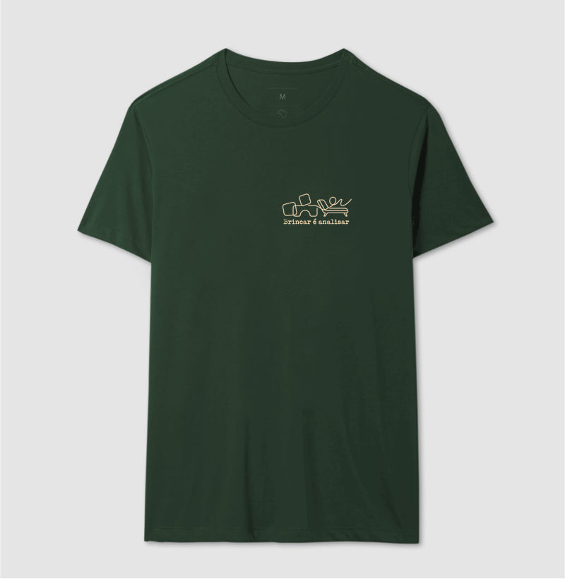 Camiseta Psicanálise Melanie Klein - Brincar é Analisar | Minimalista Line Art
