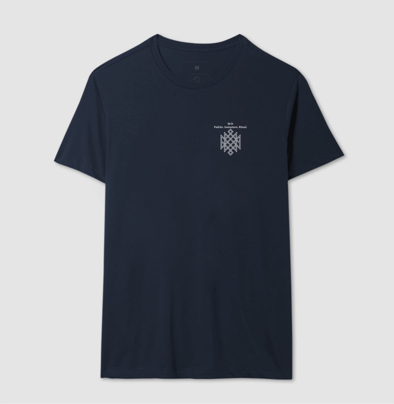 Camiseta Psicologia Forense - M.O: Padrão, Assinatura e Ritual | Minimalista Noir