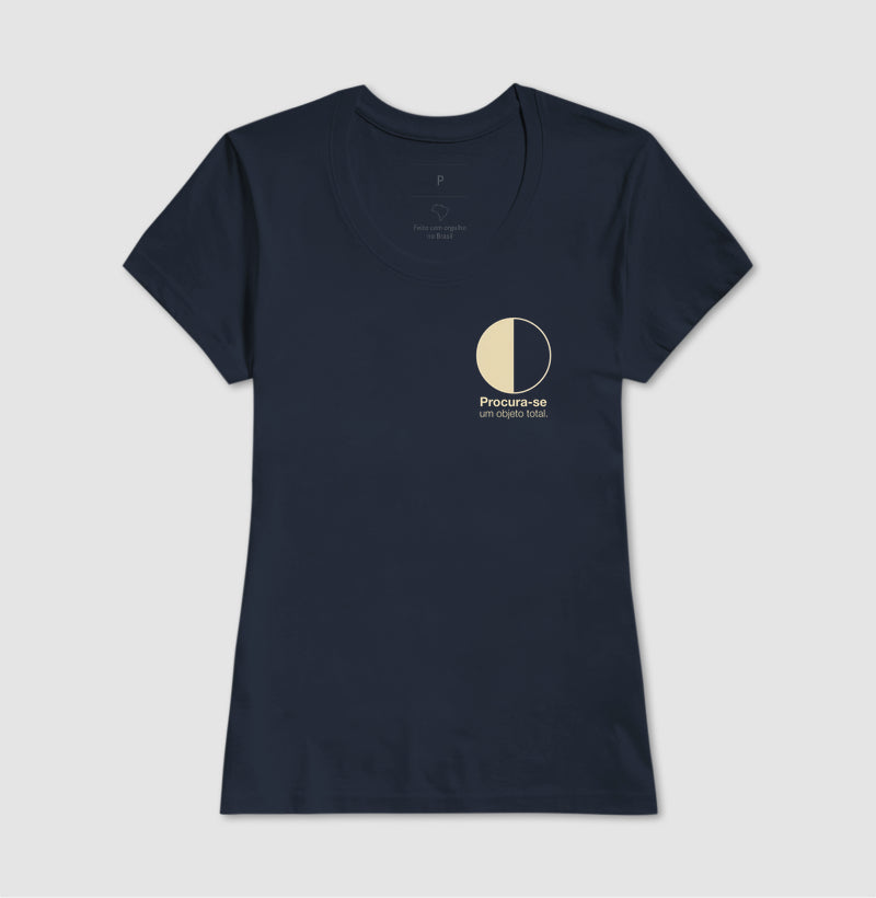 Camiseta Psicanálise Melanie Klein - Procura-se um Objeto Total | Minimalista Geométrica
