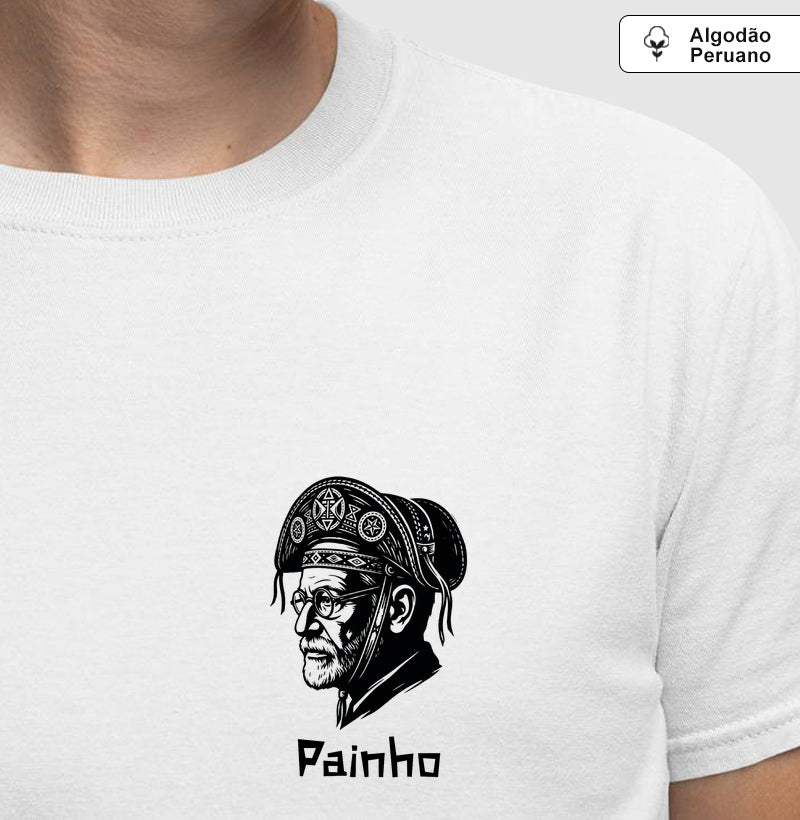 Camiseta Algodão Peruano Psicanálise Freud "Painho" Cangaceiro | Pocket Print