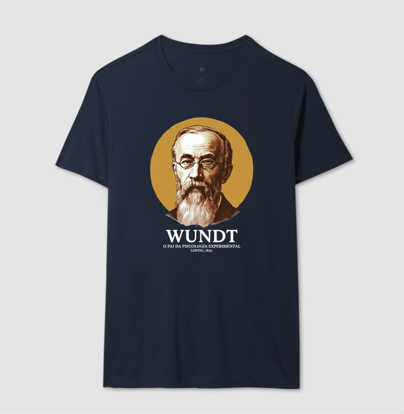 Camiseta "Wilhelm Wundt" | O Pai da Psicologia Experimental (Leipzig, 1879)