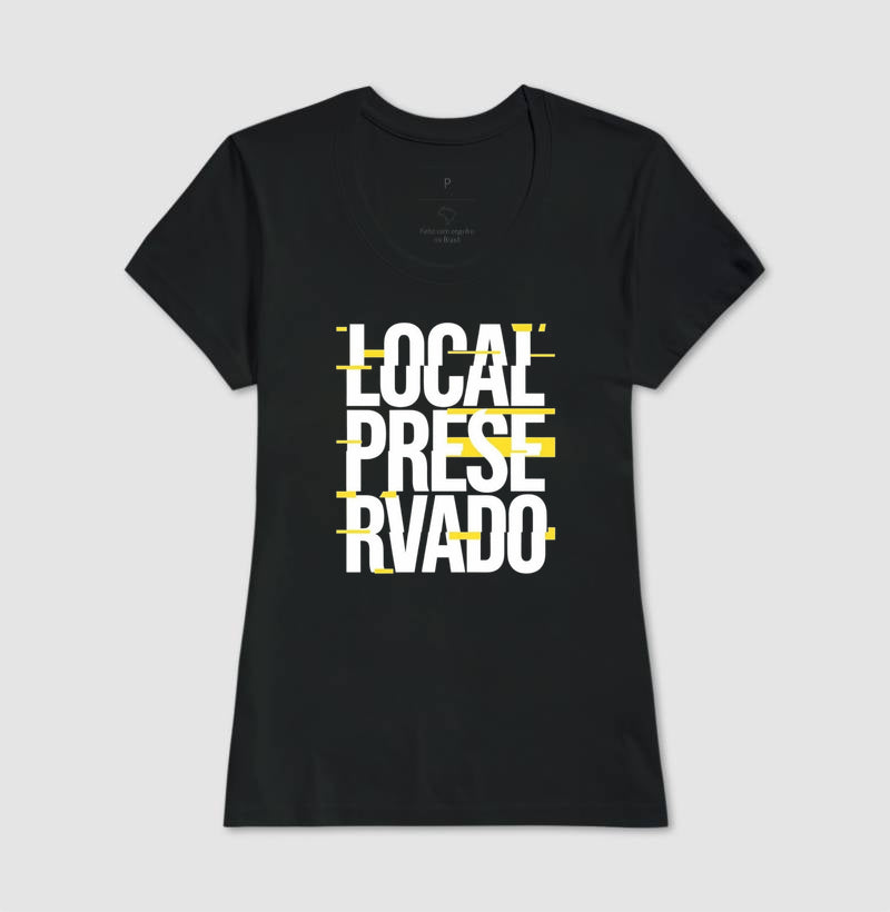 Camiseta "Local Preservado" | Perícia Criminal & Estilo Urbano