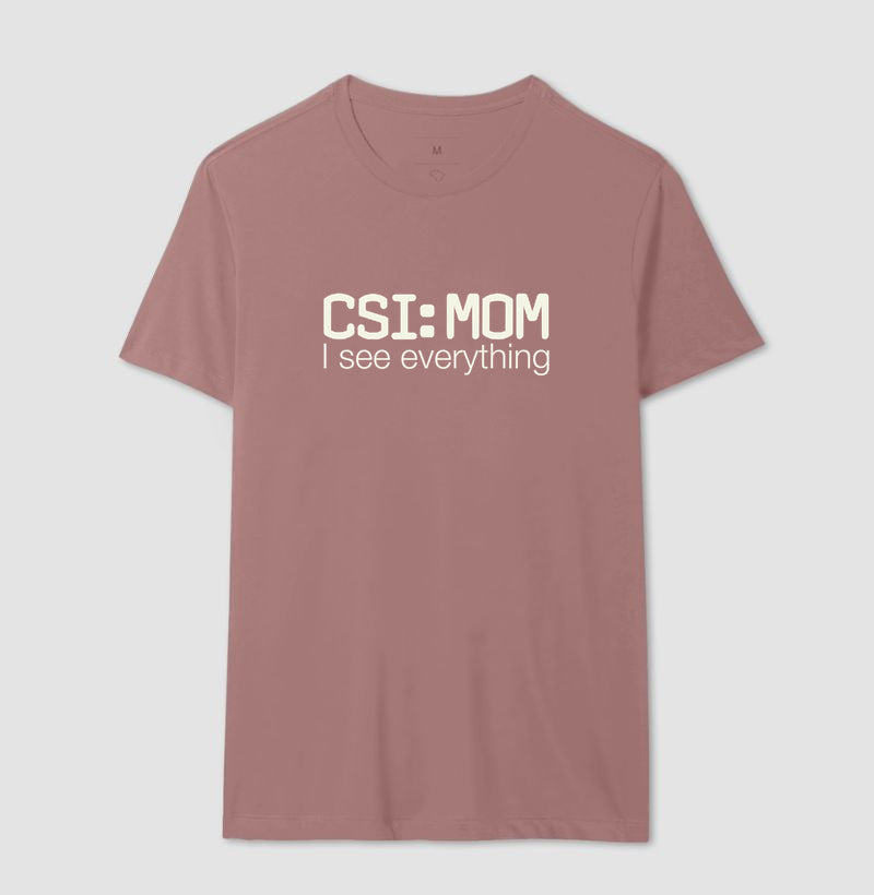 Camiseta Maternidade Forense - CSI: Mom | Minimalista
