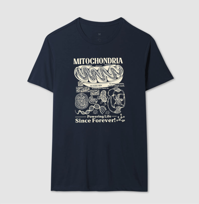 Camiseta "Mitochondria: Powering Life" | A Usina de Força da Vida