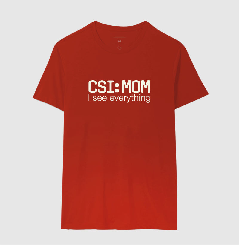 Camiseta Maternidade Forense - CSI: Mom | Minimalista