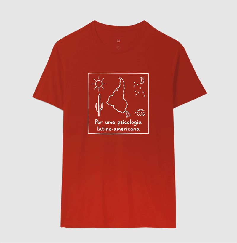 Camiseta "Por uma Psicologia Latino-Americana" | O Sul é o Nosso Norte