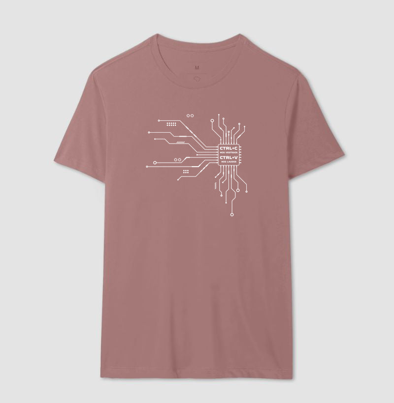 Camiseta Perícia Digital "CTRL+C nos Vestígios" | O Microchip do Laudo