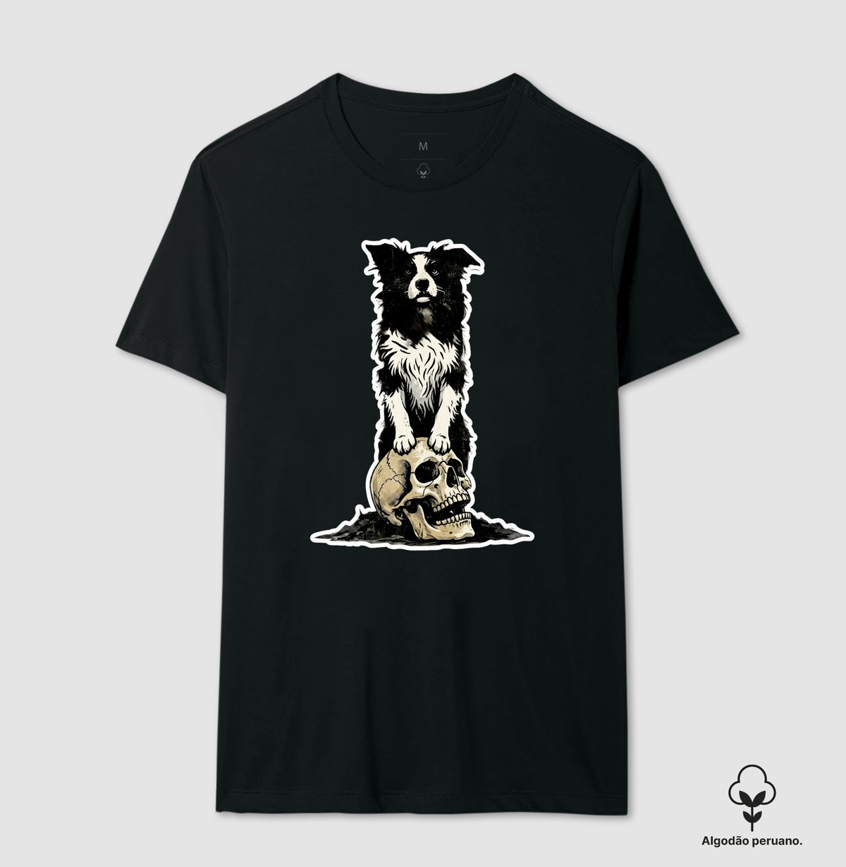 Camiseta Algodão Peruano "Cão Legista" | K9 Cadáver & Antropologia Forense