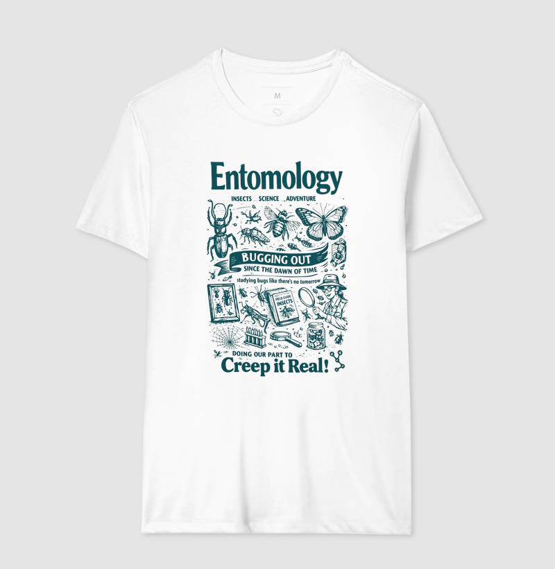 Camiseta "Entomology: Creep It Real" | A Ciência dos Insetos