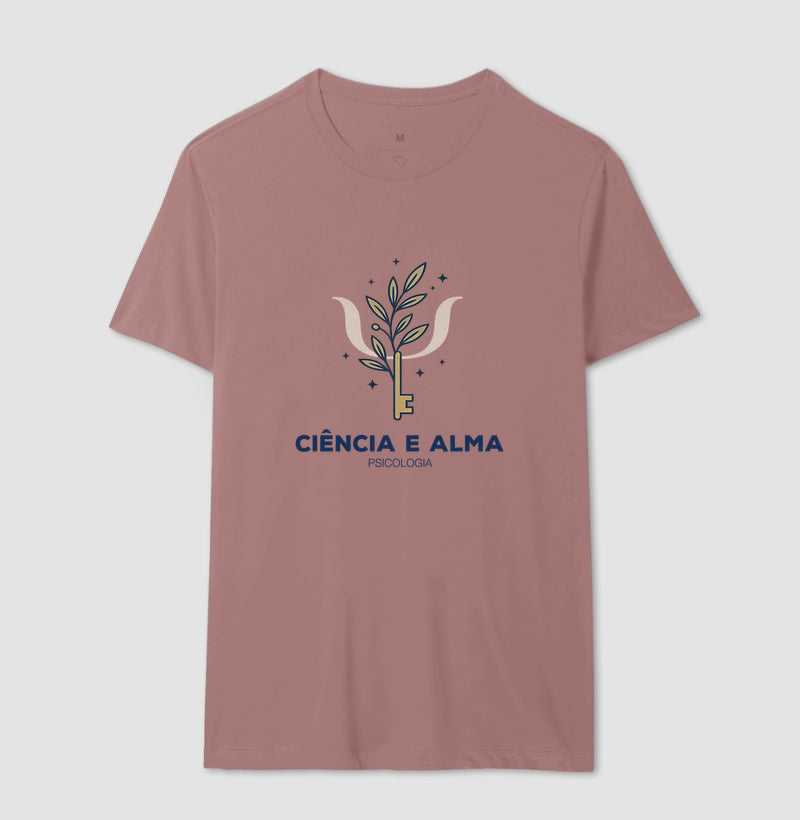 Camiseta Psicologia - Ciência e Alma (The Key of Insight)
