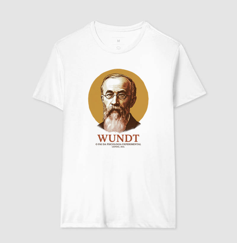 Camiseta "Wilhelm Wundt" | O Pai da Psicologia Experimental (Leipzig, 1879)