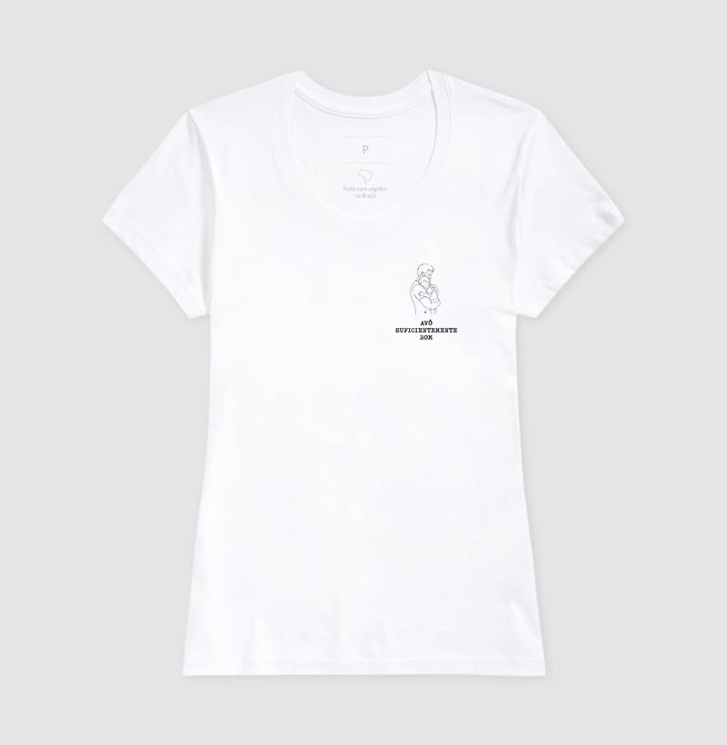 Camiseta Psicanálise Winnicott - Avô Suficientemente Bom | Line Art