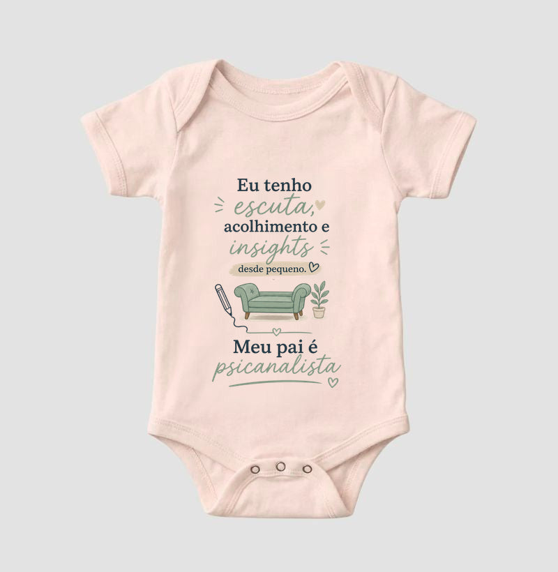 Body Infantil Psicanálise "Escuta, Acolhimento e Insights" | Meu Pai é Psicanalista