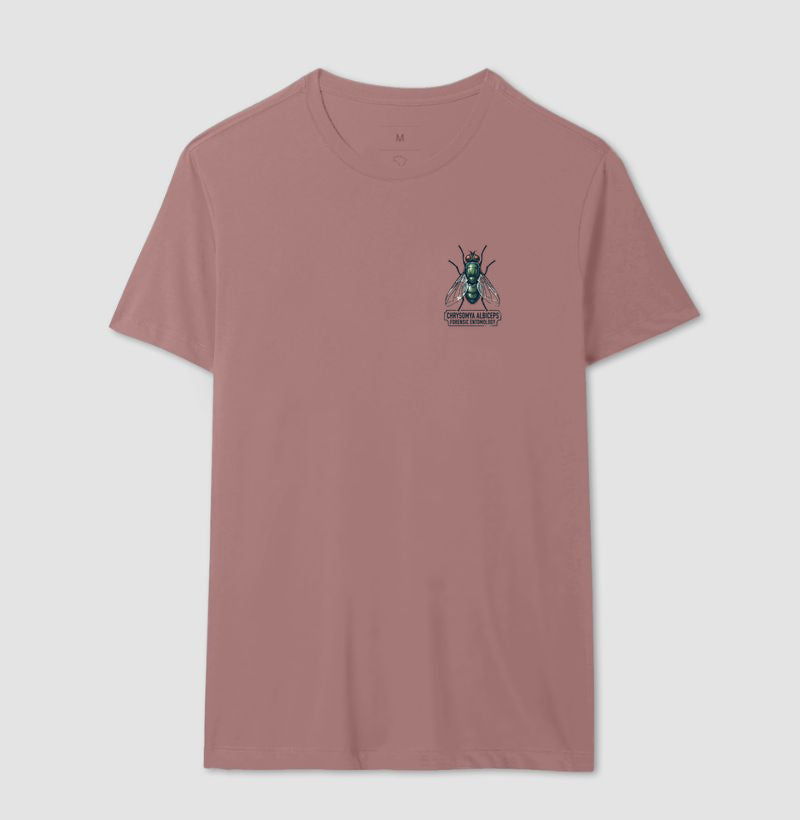 Camiseta Entomologia Forense - Chrysomya Albiceps | Minimalista (Pocket)