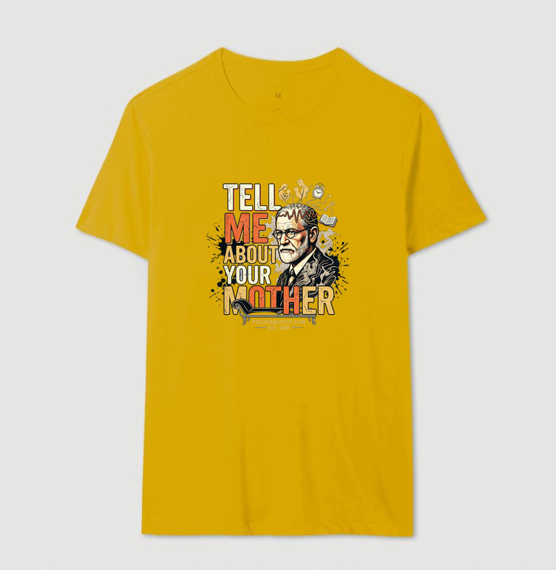Camiseta Psicanálise Freud - Tell Me About Your Mother | Vintage