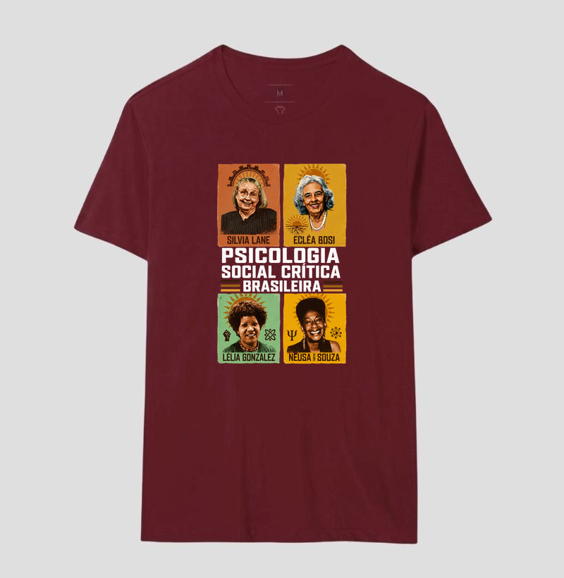 Camiseta "Psicologia Social Crítica Brasileira" | Legado, Luta e Resistência