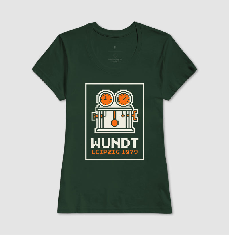 Camiseta Psicologia "Wundt: Leipzig 1879" | 8-Bit Pixel Art