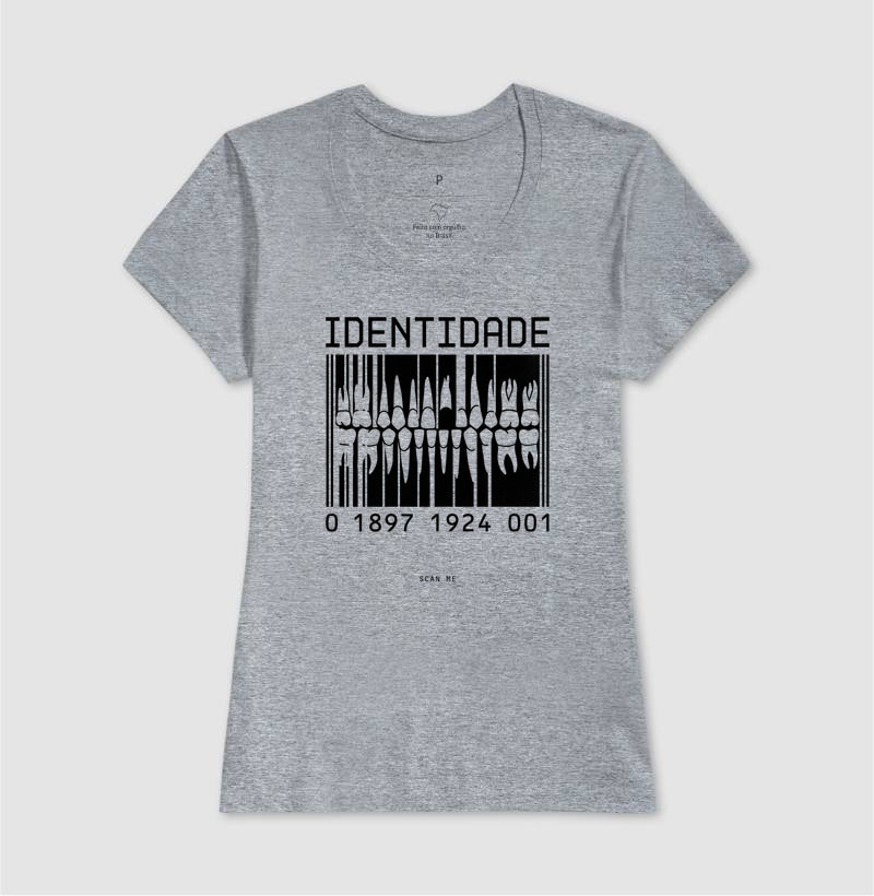 Camiseta Odontologia Forense "Identidade" | O Código Único da Dentição