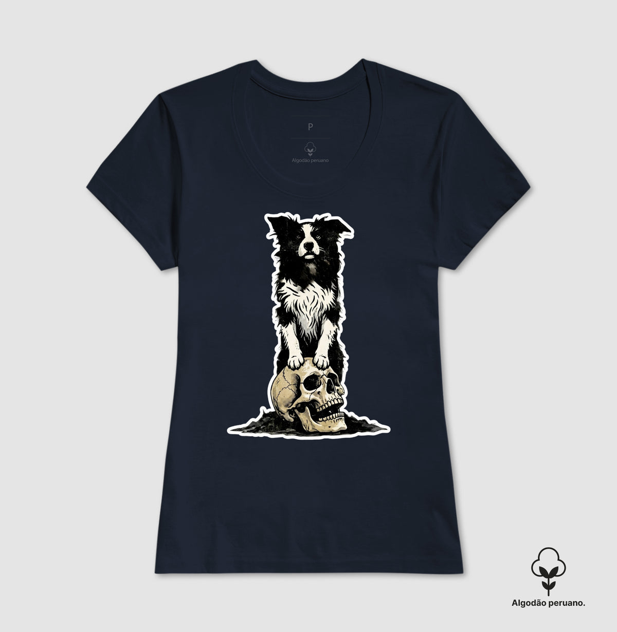 Camiseta Algodão Peruano "Cão Legista" | K9 Cadáver & Antropologia Forense