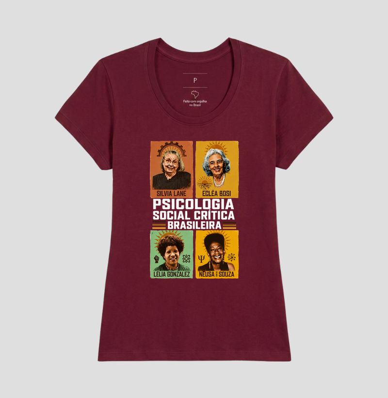 Camiseta "Psicologia Social Crítica Brasileira" | Legado, Luta e Resistência