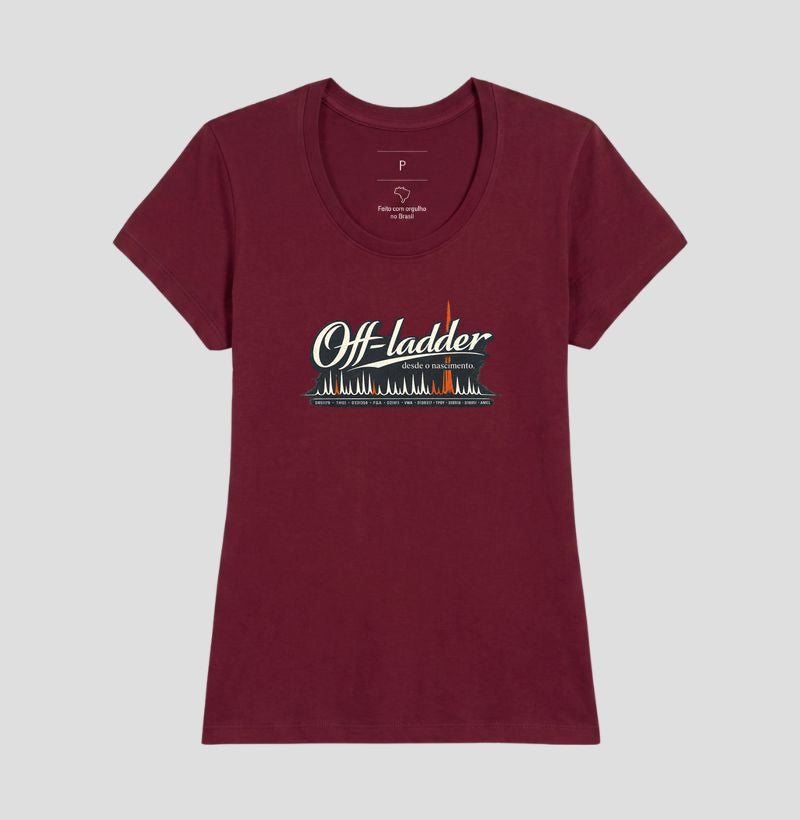 Camiseta Genética Forense "Off-Ladder Desde o Nascimento" | Fora do Padrão