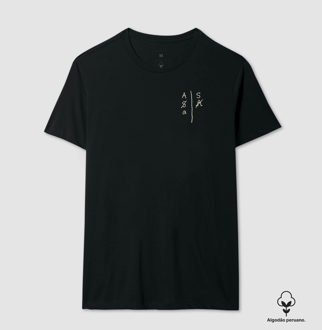Camiseta Algodão Peruano Psicanálise "A Divisão do Sujeito" | Jacques Lacan (Seminário X: A Angústia)