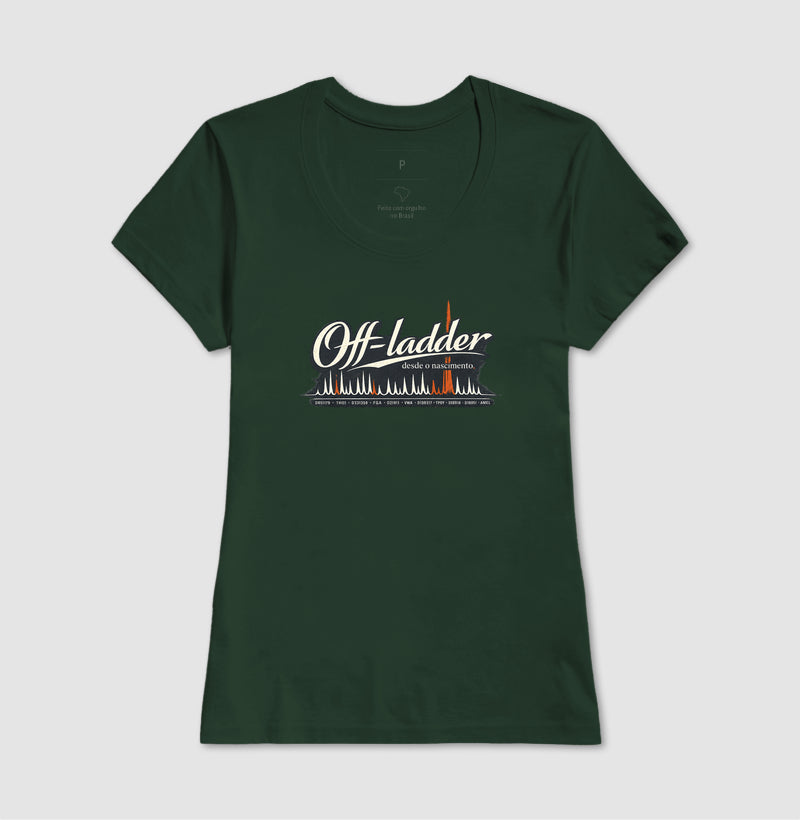 Camiseta Genética Forense "Off-Ladder Desde o Nascimento" | Fora do Padrão