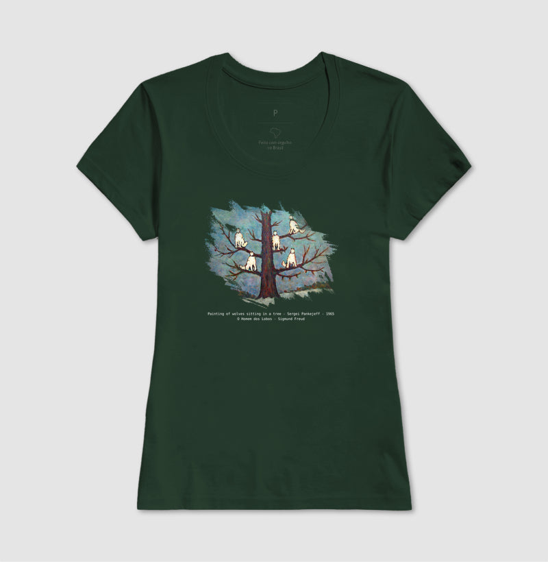 Camiseta "O Homem dos Lobos" | O Caso Clínico de Freud