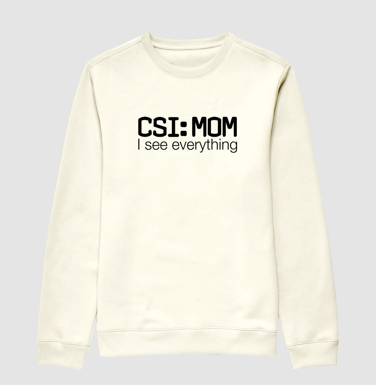Suéter Moletom Maternidade Forense - CSI: Mom | Minimalista