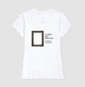 Camiseta Minimalista "Moldura da Ausência" | Revelação Existencial