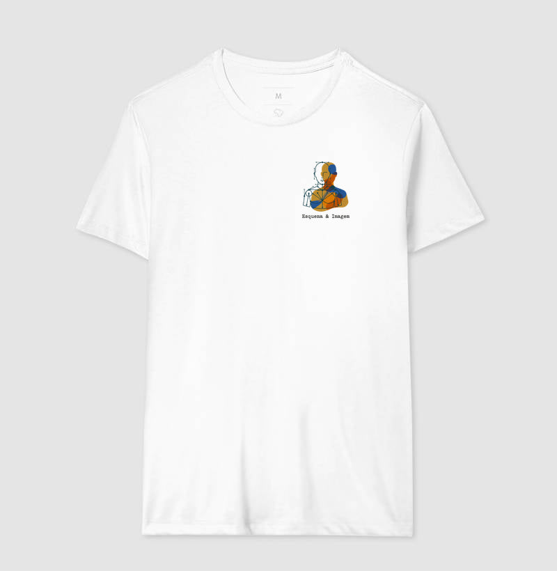 Camiseta Psicanálise Françoise Dolto - Esquema & Imagem Corporal | Ilustração Minimalista
