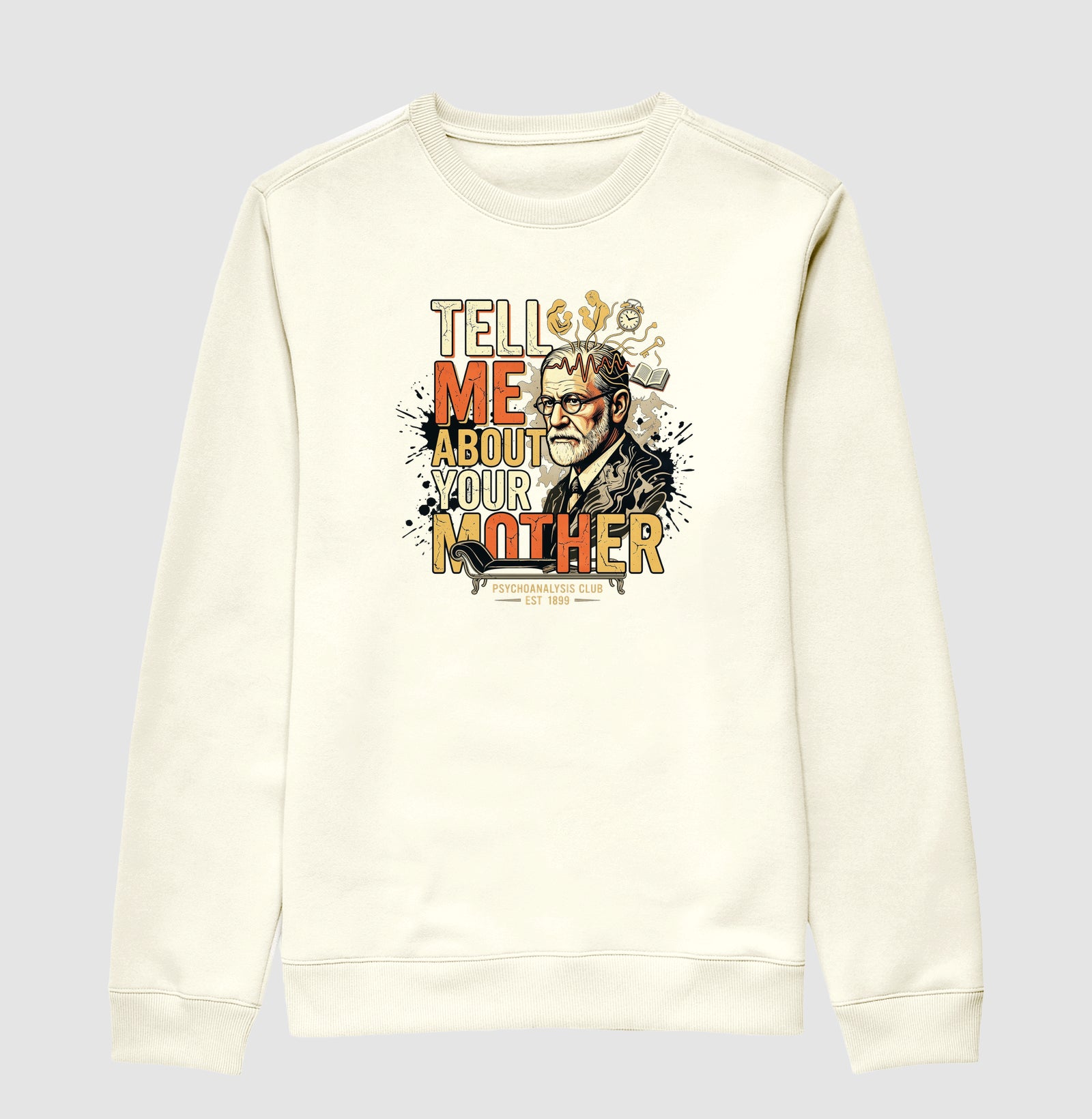 Suéter Moletom Psicanálise Freud - Tell Me About Your Mother | Vintage