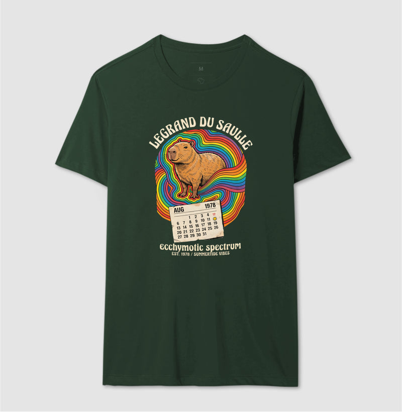 Camiseta Medicina Legal "Espectro Equimótico" | A Capivara de Legrand du Saulle