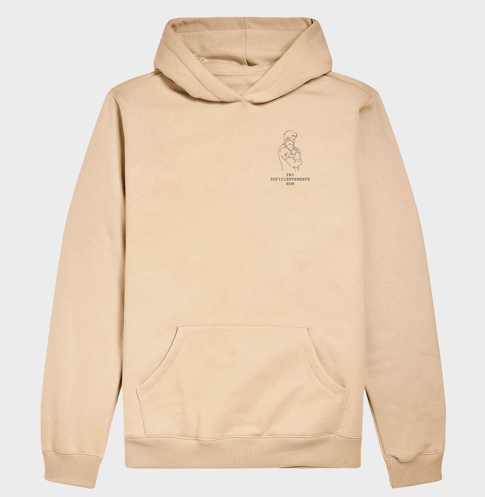 Hoddie Moletom Psicanálise Winnicott - Pai Suficientemente Bom | Line Art