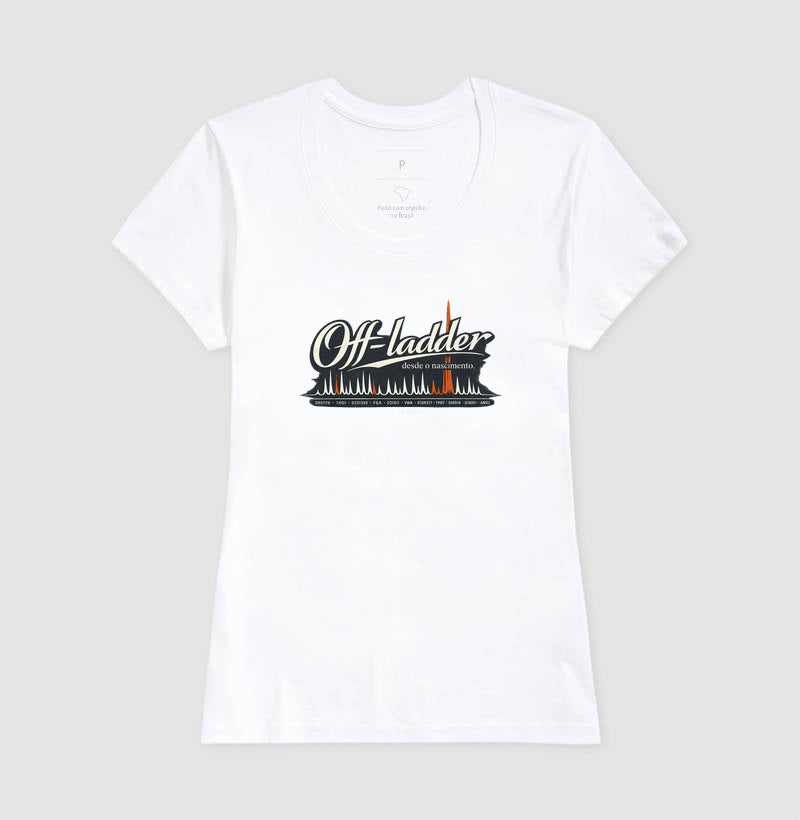 Camiseta Genética Forense "Off-Ladder Desde o Nascimento" | Fora do Padrão