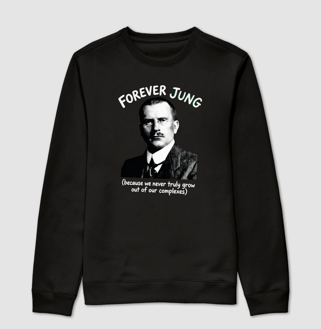Suéter Moletom Psicanalítica Carl Jung - Forever Jung (Complexes) | Retrô Noir