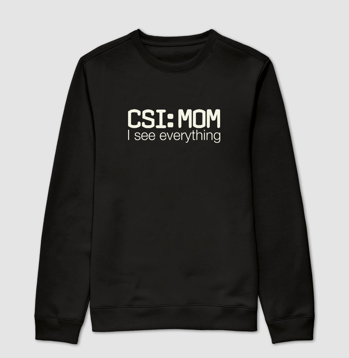 Suéter Moletom Maternidade Forense - CSI: Mom | Minimalista