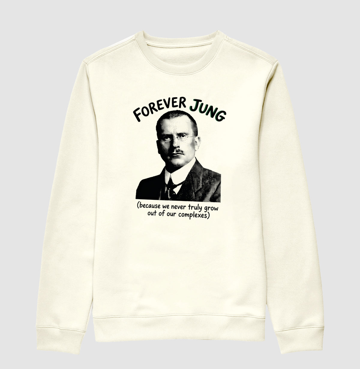 Suéter Moletom Psicanalítica Carl Jung - Forever Jung (Complexes) | Retrô Noir