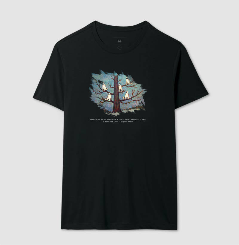 Camiseta "O Homem dos Lobos" | O Caso Clínico de Freud