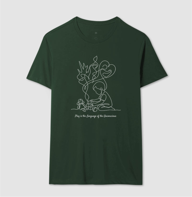 Camiseta Psicanálise Melanie Klein - A Linguagem do Brincar | Ilustração Contínua