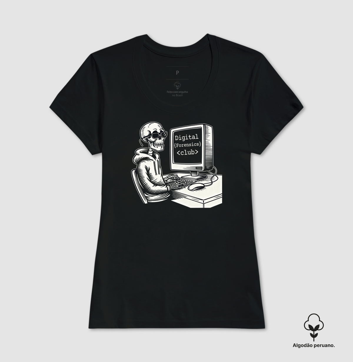 Camiseta Algodão Peruano Perícia Digital: O "Clube" dos Peritos | Digital {Forensics}