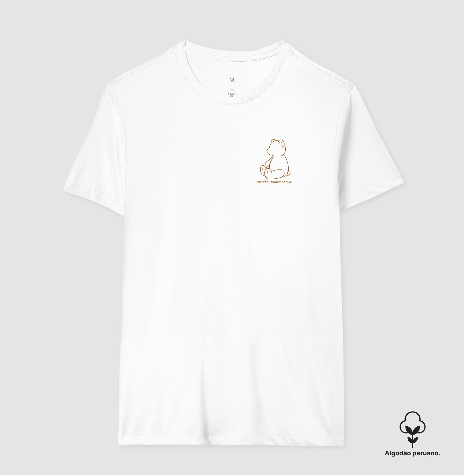 Camiseta Algodão Peruano Psicanálise Winnicott - Objeto Transicional | Minimalista