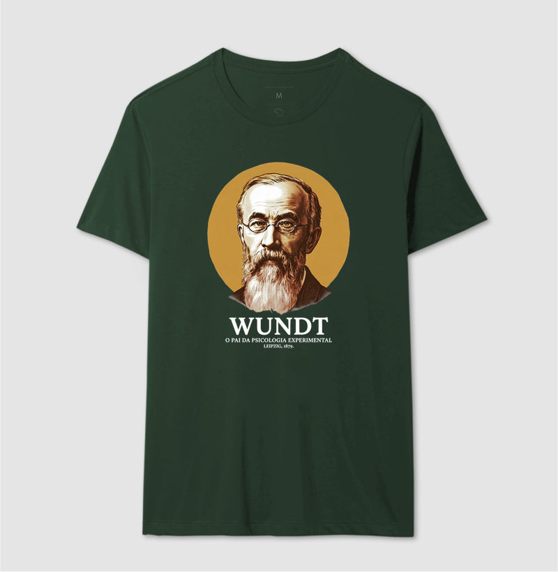 Camiseta "Wilhelm Wundt" | O Pai da Psicologia Experimental (Leipzig, 1879)
