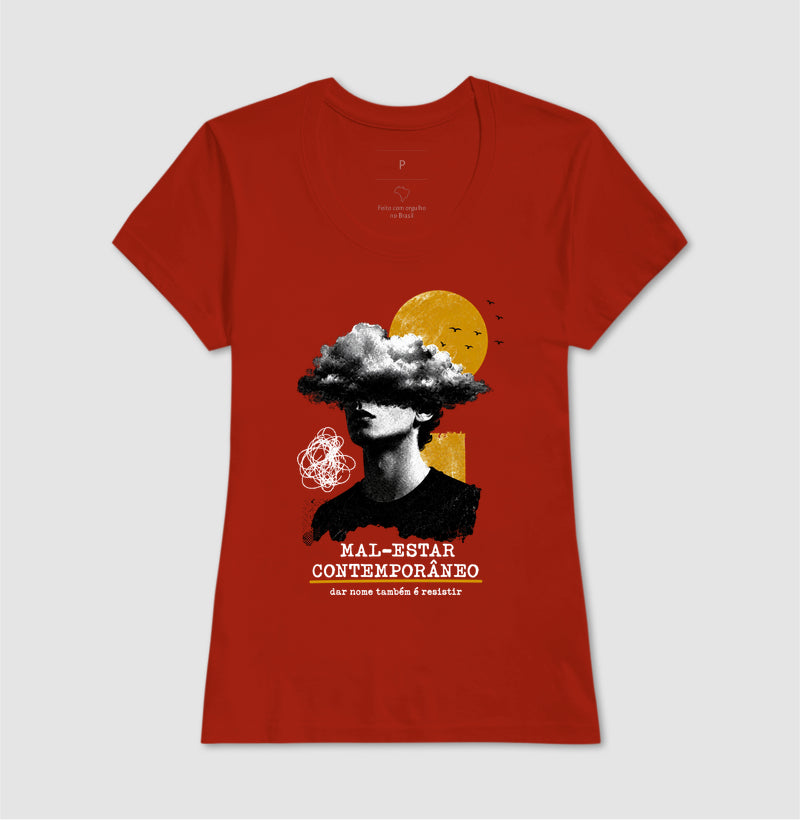 Camiseta "Mal-Estar Contemporâneo" | Dar Nome Também É Resistir